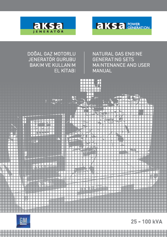 GM NATURALGAS POWERED GENERATING SETS