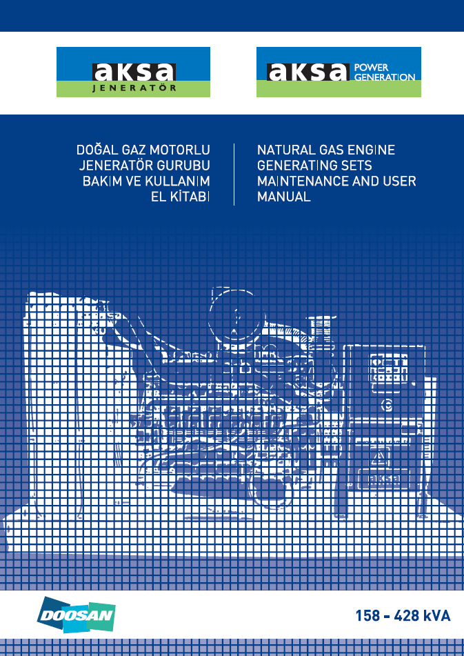 	DOOSAN NATURALGAS MAINTENANCE & USER MANUAL